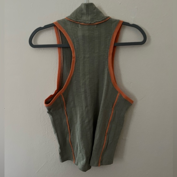 Free People Marley Mock Tank Green - Picture 3 of 4